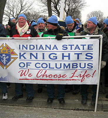 Indiana Knights of Columbua banner