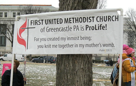 Banner of First United Methodist Church, Greencastle, Pa.