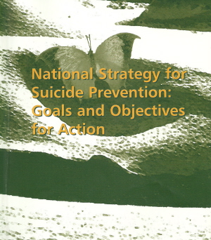 Cover of government publication, <em>National Strategy for Suicide Prevention</em>